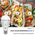 Miniatyrbild 2 av 7: LED-sollampa, USB-laddning med fjärrkontroll 7W (fjärrkontroll + lampa + solpanel = komplett set (smart switch, kallt vitt ljus)
