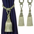 Miniatyrbillede 1 af 5: Dekorative Gardinbindere Håndlavet Elegant Knude Tassel Hængende Tovvævede Gardiner (Beige, 2 stk)