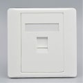 Miniatyrbillede 5 af 5: Kvinde til kvinde Cat6 Gigabit dobbelt pass netværk væg stikkontakt Rj45 Lan Faceplate internet lige strømstik, 86x86mm 1stk Hy