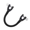 Miniatyrbilde 1 av 5: 2 stk. Snowboard-kontakt, Ski-treningshjelpemiddel Ski Tip-kontakt, Snowboardklips Ski-hjelpemiddel - Black
