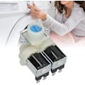 Miniatyrbilde 5 av 5: Vanninnløpsventil, Universal AC220V-240V Erstatningsventil for Vanninnløp Dobbelthode for Vaskemaskiner for Automatiske Vaskemaskiner