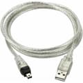 USB han til FireWire IEEE 1394 adapterkabel. 4-pin han iLink til Sony DCR-TRV75E DV.pa