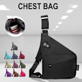 Miniatyrbild 4 av 9: Stöldskyddande Reseväska, Cross Body Vattentät Reseväska, Slank Slingväska Cross Body Reseväska, Casual Ryggsäck, Bröstväskor för Män, Resor, Utomhus Violet