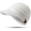 Pikkukuva 4 / 6: Talvinen lämmin poninhäntäpipo white