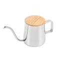 Miniatyrbild 1 av 4: 350 ml Lång Smal Pip Kaffekanna Svanhals Vattenkokare Rostfritt Stål Handdropp Vattenkokare Häll Över Kaffe