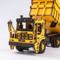Pikkukuva 3 / 4: Rokr-dumpperi, tekninen ajoneuvo, luovat hauskat lelut, lahjat lapsille, aikuisille, rakennuspalikkasarjat, 3d-puinen palapeli Tg603k TG508K Excavator