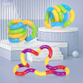 Miniatyrbild 5 av 6: 4 st Tangle Fidget Toy, Kreativa tysta Fidget Toys för att lindra, Finger Hand Tangle Toy Klassisk Sensorisk Fidget Twist Toy