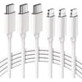 USB-C til Lightning-kabel - 3-pakning - MFi hurtiglading - 2M lengde - Kompatibel med iPhone 12/13