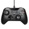 Pikkukuva 1 / 4: Shao Xbox One -peliohjain, USB-ohjain, Xbox One, Xbox One S, Xbox One X, Xbox One -peliohjain, langallinen peliohjain, musta