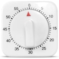Miniatyrbild 1 av 6: Kök Timer, Ägg Timer för Kokande Ägg, Timers för Matlagning, Exakt 0-60 Minuters Timing, Lätt att Använda, Elegant Vit Design