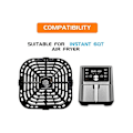 Miniatyrbillede 4 af 5: Grillplade til Instants Vortex Plus 6QT Airfryere, Opgraderet Kvadratisk Grillpandebakke