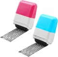 Sekretesskydd Roller Stämplar (Rosa och Blå - 2 st)