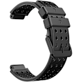 Miniatyrbild 5 av 7: Ersättning för klockarmband i silikon för Garmin Approach S20 klockarmband med verktygssatser black