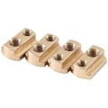 Miniatyrbilde 2 av 5: 4 stk. Skyve T-muttere med maskinskruer for hydrofoilmontering T-muttere M6 og M8 for alle hydrofoiler