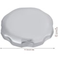 Miniatyrbillede 1 af 3: Chrome brændstoftankdæksel - Brændstoftankdæksel til Gx160 Gx200 Gx240 Gx270 Gx340 Gx390 Bilgeneratormotor