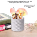 Miniatyrbillede 4 af 5: Kosmetisk opbevaring Makeup Pensler Kop Penneholder - white