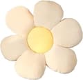 Kudde (beige kronblad + gul kärna, 40 cm)