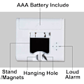 Miniatyrbild 4 av 5: Köktimer Digital Köktimer Magnetisk Nedräknings Stoppur med Hög Larm, Stora Siffror, Stativ, Hänghål för Matlagning, Duschar
