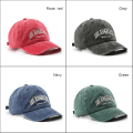Miniatyrbillede 5 af 5: Bomulds Baseball Cap Til Mænd Og Kvinder Mode Broderi Hat Bomuld Blød Top Caps Casual Retro Snapback Hats Unisex Adjustable Gray