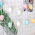Miniatyrbilde 3 av 6: Påskeeggslyssnor Fe Lys Sprekke Egglampe Fest for Hjemmet