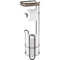 Miniatyrbillede 1 af 3: Toiletpapirholder - Fritstående - Ingen boring nødvendig - Toiletpapirholder til badeværelset - Toiletpapirholderstativ
