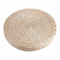 Miniatyrbilde 1 av 3: Tatami-stil håndlaget sittepute 40cm japansk rund pute sete pute rund puff myk gulvmatte strikket strå flat futon stol pute for meditasjon