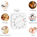 Miniatyrbild 5 av 6: Kök Timer, Ägg Timer för Kokande Ägg, Timers för Matlagning, Exakt 0-60 Minuters Timing, Lätt att Använda, Elegant Vit Design