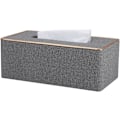 Miniatyrbillede 1 af 5: 1 stk. Tissue Box Cover  Læder Rektangulær Tissue Box Holder til Hjem eller Kontor Gray