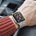 Pikkukuva 3 / 9: Apple Watch 38/40/41 Link-rannekoru Metalli Hopea hopea