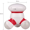 Miniatyrbild 5 av 5: Mini Massager Bärbar Handhållen Elektrisk Vibrerande Djup Massager för Rygg, Nacke, Hand, Axel
