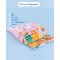 Miniatyrbillede 4 af 5: A4 Dokumentmappe med lynlås, Nylon Mesh Taske, Vandafvisende, Dobbelt Lynlås, Små Etiketter, Skole- og Kontorartikler, Rejsestaske, Grå