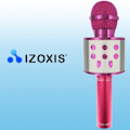 Miniatyrbild 3 av 10: Karaokemikrofon med högtalare / Karaoke med mikrofon - Bluetooth Rosa