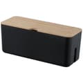 Kabelbox 34x13x14cm – Brandhämmande ABS – Ventilationsöppningar för säkerhet – Halkfria gummifötter