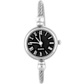 Miniatyrbillede 4 af 5: Kvinde Quartz Ure, Dame Analog Rund Legering Rem Åben Armbånd Wristwatch 1