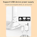 Miniatyrbilde 4 av 5: LED-skrivebordslampe, multifunksjonell, USB, dimbar, berøringsfølsom, sammenleggbar bordlampe med kalender og temperatur