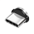 Miniatyrbilde 4 av 5: 10 stk/sett Rund magnetisk kabelplugg Type-c plugger Hurtiglading Telefonmagnet Laderplugg