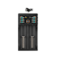 Miniatyrbilde 2 av 5: 1 stk 2-spors - Batterilader + 6 stk 3,7v 18650 9800mah Batteri for oppladbar batteri 18650/2665