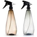 Miniatyrbillede 1 af 3: Sprayflasker 500ml, 2 STK Sprayflasker til Havearbejde, Trigger Sprøjte med Justerbar Dyse, Indeholder Væske til Hår, Have (Grå, Brun) Brown+Grey