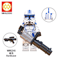Miniatyrbillede 4 af 4: 8 stk. Legion Clone Trooper Army Set Mini Captain Rex Jesse And Echo Star Captain Rex 501st Clone Trooper Wars Figurer Klodser