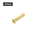 Pikkukuva 3 / 5: Litteät kuusiokolokantaiset ruuvit, M3-0.5 x 16mm messinki sisäkuusiokololla, kiinnitysruuvit 6 kpl