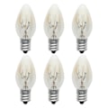 Miniatyrbillede 1 af 5: 10 stk. E12 pære 220v-240v 10w C7 pære - varm farve pære Pære/glødelampe stue lys