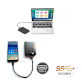 Miniatyrbillede 4 af 4: USB 3.0 til Type C 3.1 Datakabel til Lacie Bærbar Harddisk