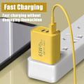 Miniatyrbild 4 av 11: 65W USB C Laddare Snabbladdning EU-kontakt PD USB-C Typ-C Snabb Ladd yelllowB EU PLUG