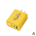 Miniatyrbild 1 av 11: 65W USB C Laddare Snabbladdning EU-kontakt PD USB-C Typ-C Snabb Ladd yelllowA US PLUG