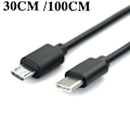 Miniatyrbild 11 av 11: 1X USB-C Typ C till Micro USB Hane Synk OTG Laddning Dataöverföring blackB 1m