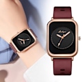 Miniatyrbild 2 av 11: Fashion Casual Armbandsur för Kvinnor Ultratunn Enkel Quartz Black One size