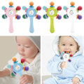 Miniatyrbild 6 av 11: Handgrepps Skallra Boll Skatt Manhattan Boll Baby Grepp Träning White 1pcs