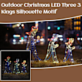 Miniatyrbild 3 av 11: Utomhus Jul LED Tre 3 Kungar Silhuett Motiv Ljusslinga | Deco