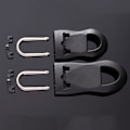 Miniatyrbild 4 av 11: Universal Metall Dragkedja Fixare Slider Dragare Blixtlås Ersättning Reparation blackA L 10pcs