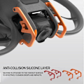 Miniatyrbild 8 av 11: För DJI Avata 2 Linsskydd Gimbal Stötfångare Skyddsram red for DJI Avata2